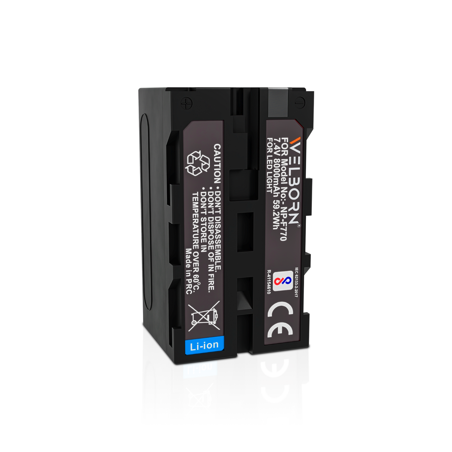 WELBORN F770 (8000 mAh) Lithium-ion Battery Compatible with Sony CCD-TR3 CCD-TR555 CCD-TR3000 CCD-TR3300 CCD-TRV75 DCR-TRV420 DCR-TRV520 DCR-TRV620 DCR-TRV720 HDR-FX1