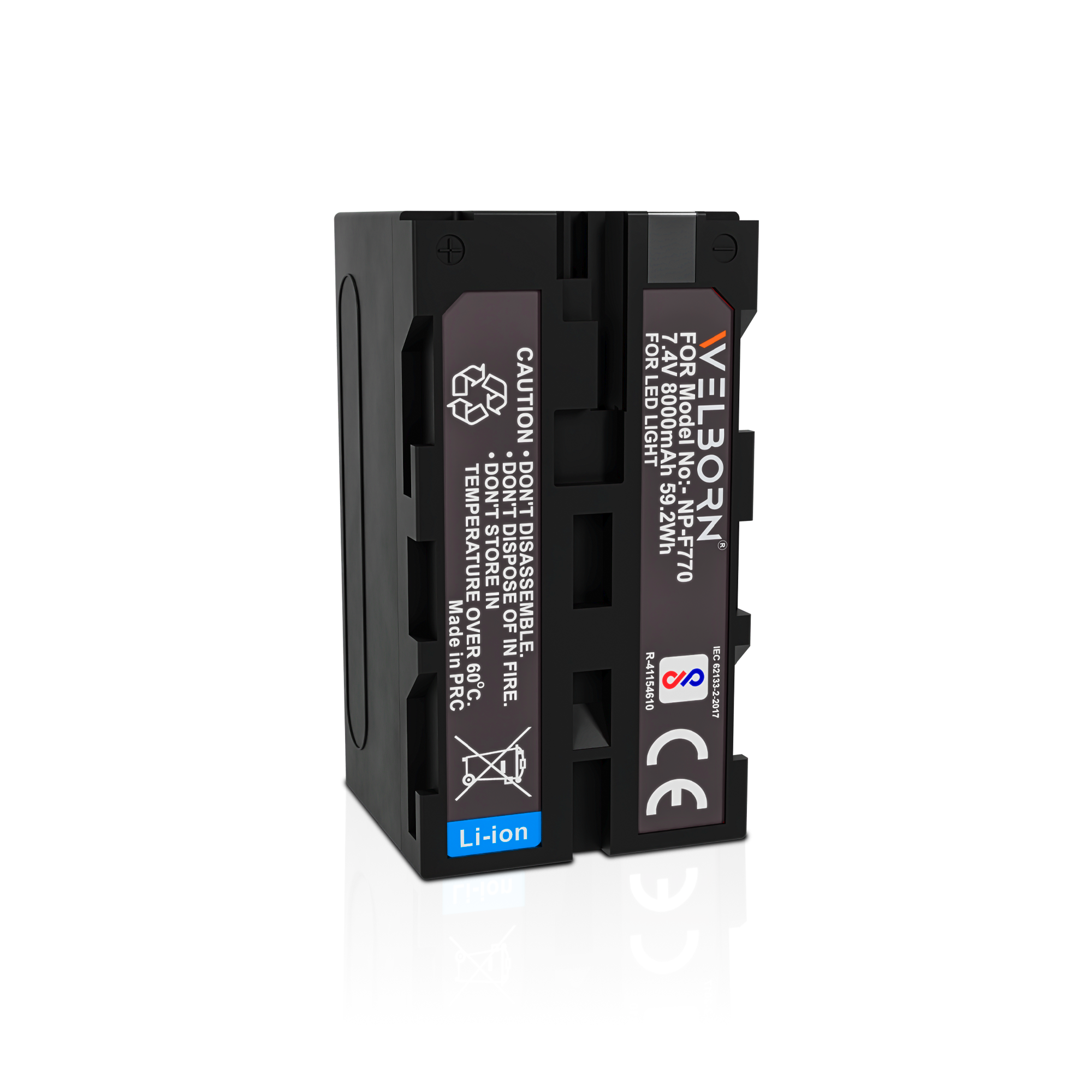 WELBORN F770 (8000 mAh) Lithium-ion Battery Compatible with Sony CCD-TR3 CCD-TR555 CCD-TR3000 CCD-TR3300 CCD-TRV75 DCR-TRV420 DCR-TRV520 DCR-TRV620 DCR-TRV720 HDR-FX1