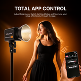 WELBORN WB-SP-272 Bi-Color COB LED Video Light | 160W Professional Continuous Lighting | 19,000 Lux Illumination | 2800K–6500K Color Temperature | App Control | High CRI/TLCI 98+ | For Photography, Videography & Studio