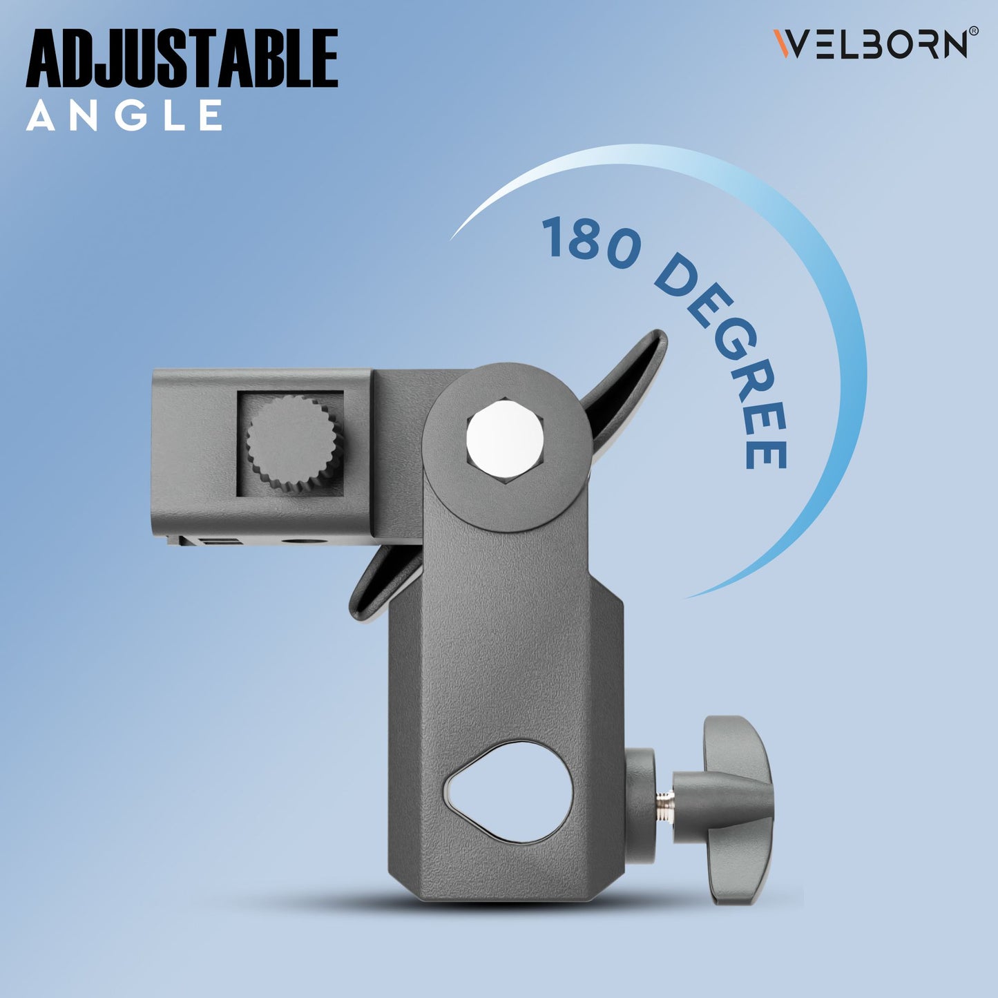 Welborn Plastic Umbrella Clamp for Photography & Video Lighting – Built for Studio Use
