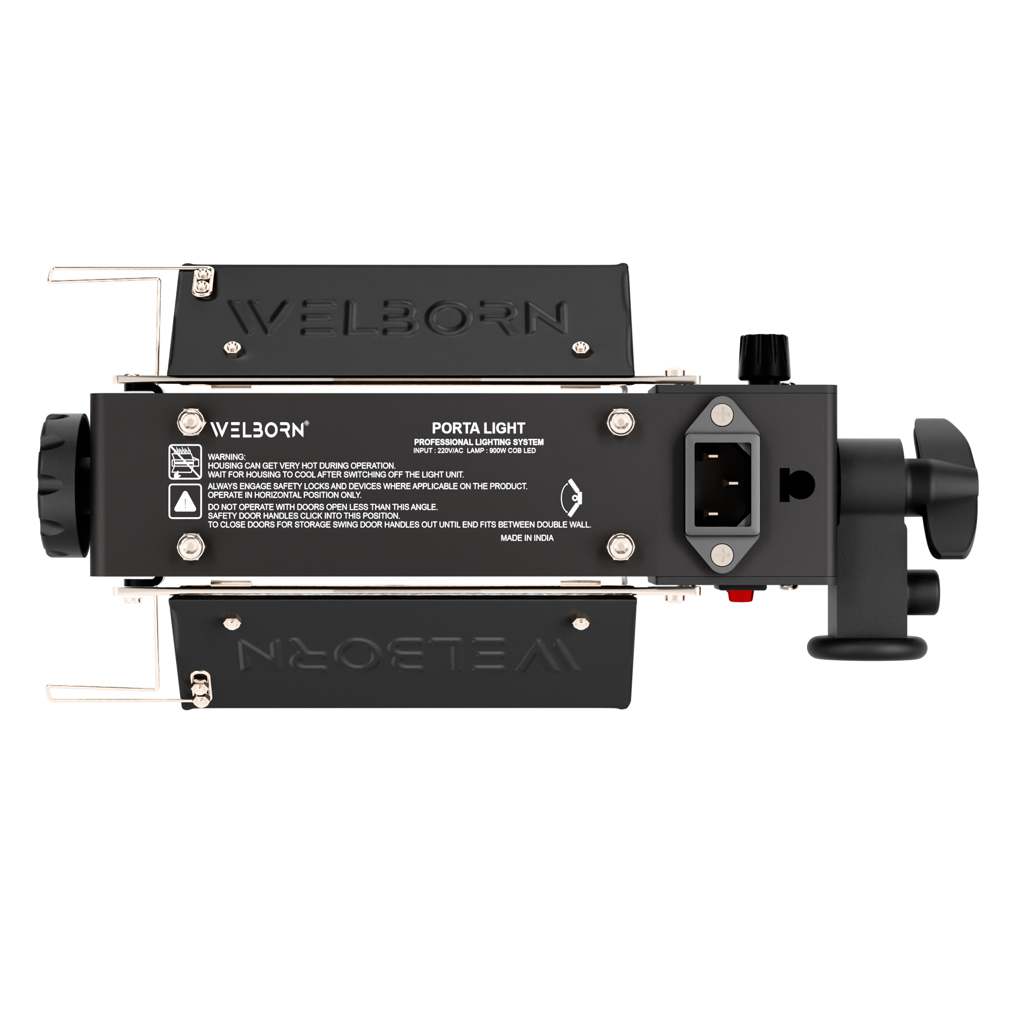 WELBORN LED Porta Light 900W Warm White Continuous Light with 5 Meter Power Cord & Carry Bag – Professional Photography & Video Studio Lighting
