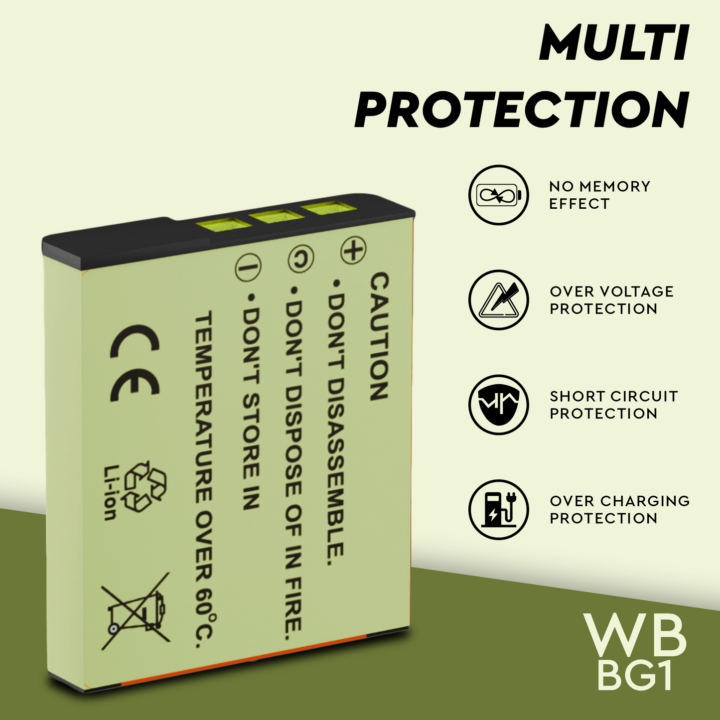 WELBORN NP-BG1 Rechargeable Battery Compatible with Sony Cameras – Reliable Power for Long Shoots