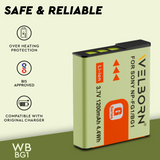 WELBORN NP-BG1 Rechargeable Battery Compatible with Sony Cameras – Reliable Power for Long Shoots