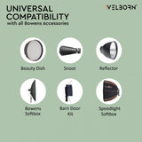 WELBORN Multipurpose S2 Type Speedlite Bracket for Round and Regular Head