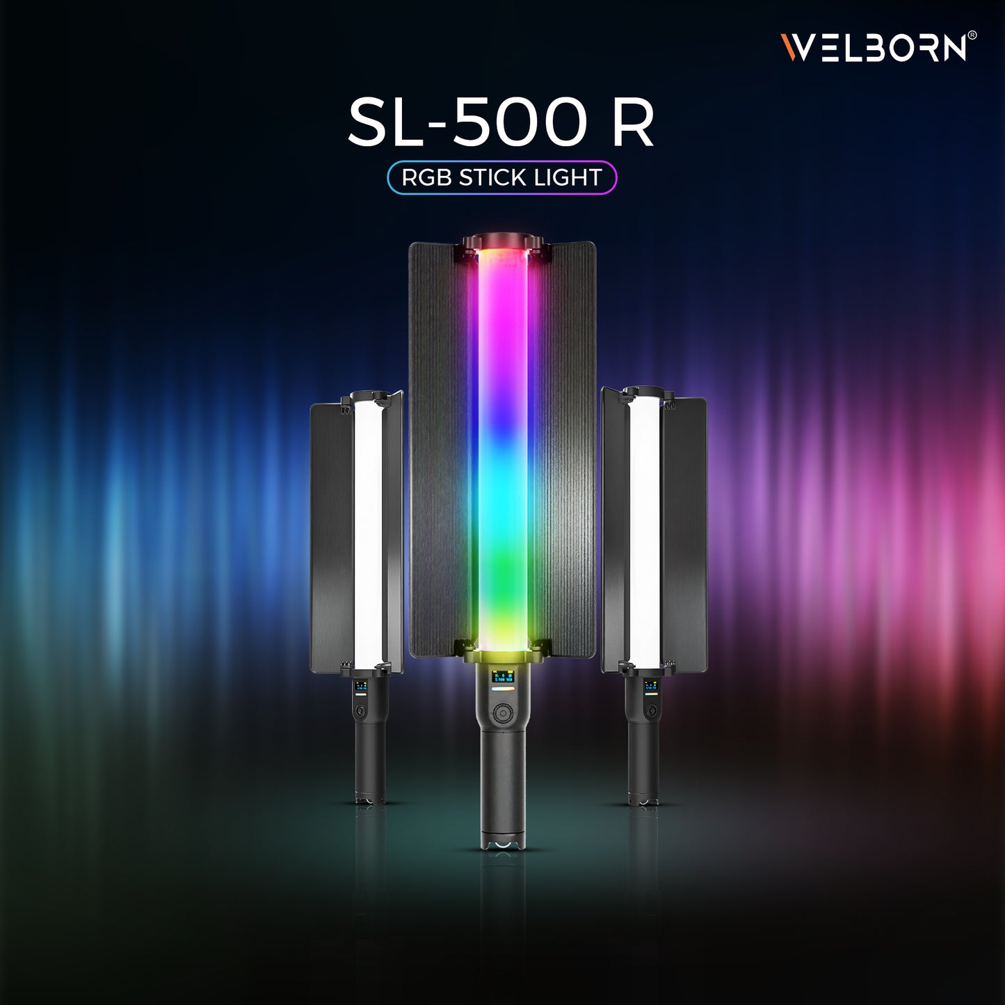 WELBORN SL500R-80W RGB LED Light Stick with App Control