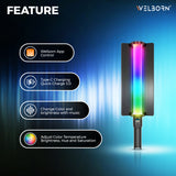 WELBORN SL500R-80W RGB LED Light Stick with App Control