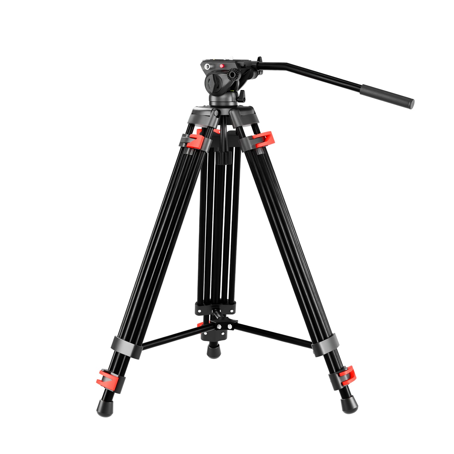 Welborn TR-700AF Professional Tripod | with 3 Sections |2 Way Head | Steady Rubberised Legs | Bubble Multipurpose Head |Maximum Operating Height: 85 cm | Maximum Load Capacity: 20kgs (Black)