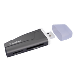 WELBORN CR11 2 in 1 USB High Speed Card Reader for Digital Memory Cards TF SD Micro SD SDHC SDXC
