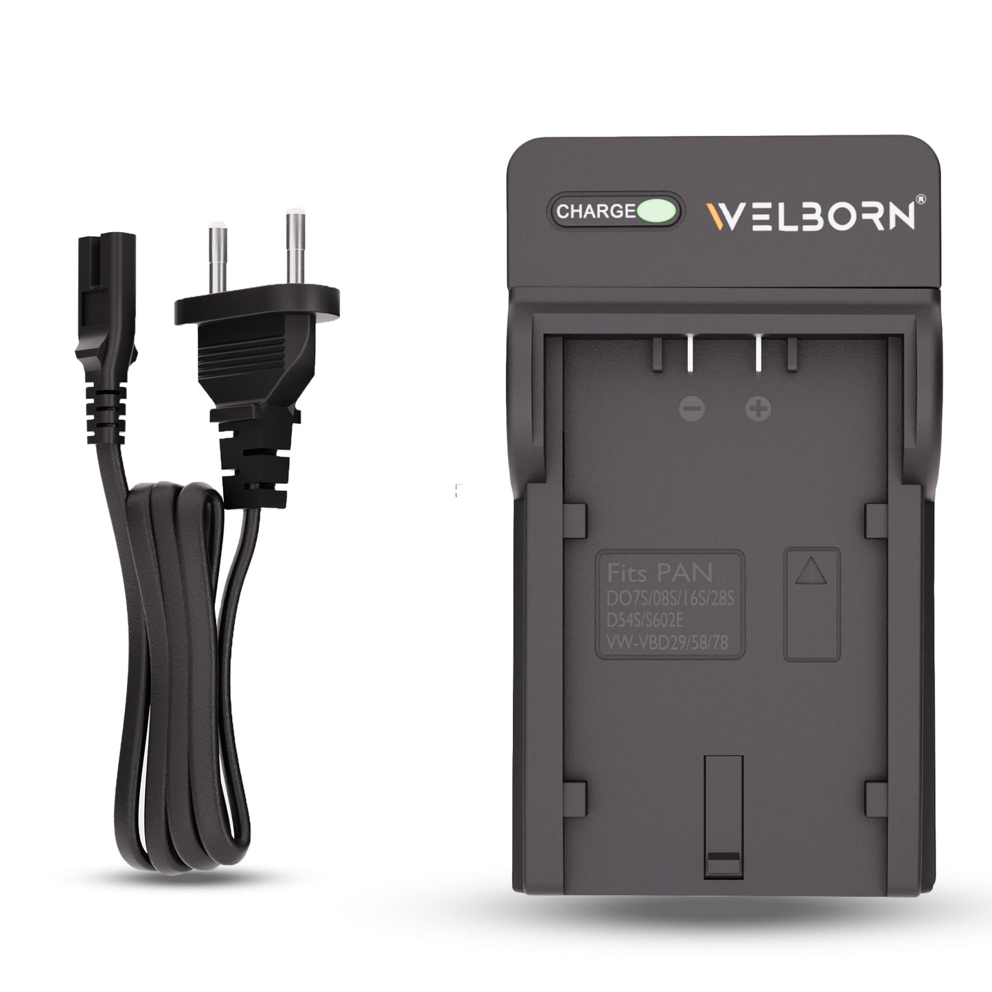 Welborn Fast Battery Charger for VBD58 | Professional Camcorder Charging Adapter