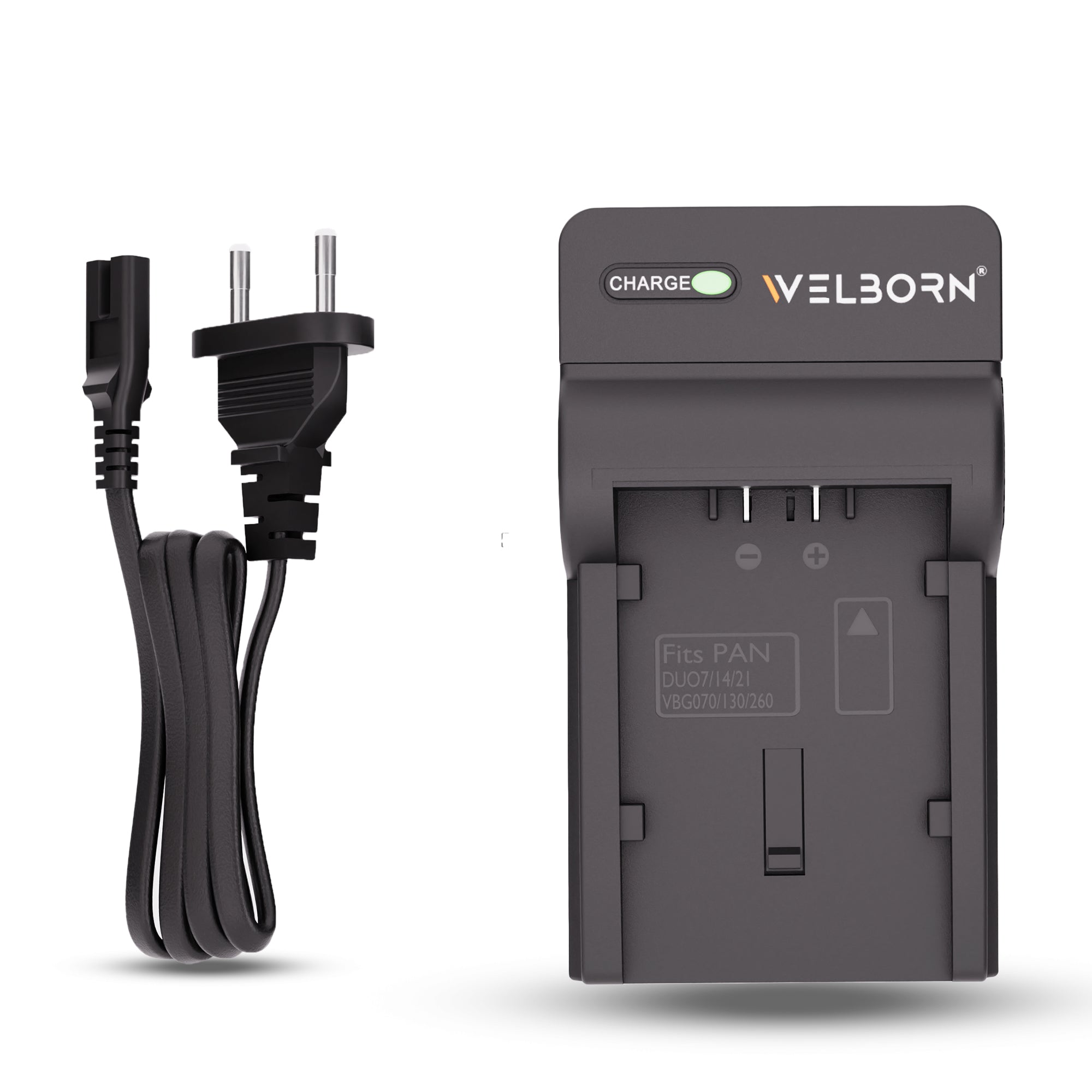 Welborn Camera Battery Charger for Panasonic VBG6 Battery Compatible with HDCHS300,TM300,HS250,SD100,HS20 AGHMC40,HMC150 HDC-SD600,SD700 SDRH40-SDRH90,SD20,SD9,HS9,SX5,AG-AC7,AC160A,AG-HMC40-AG-HMC153