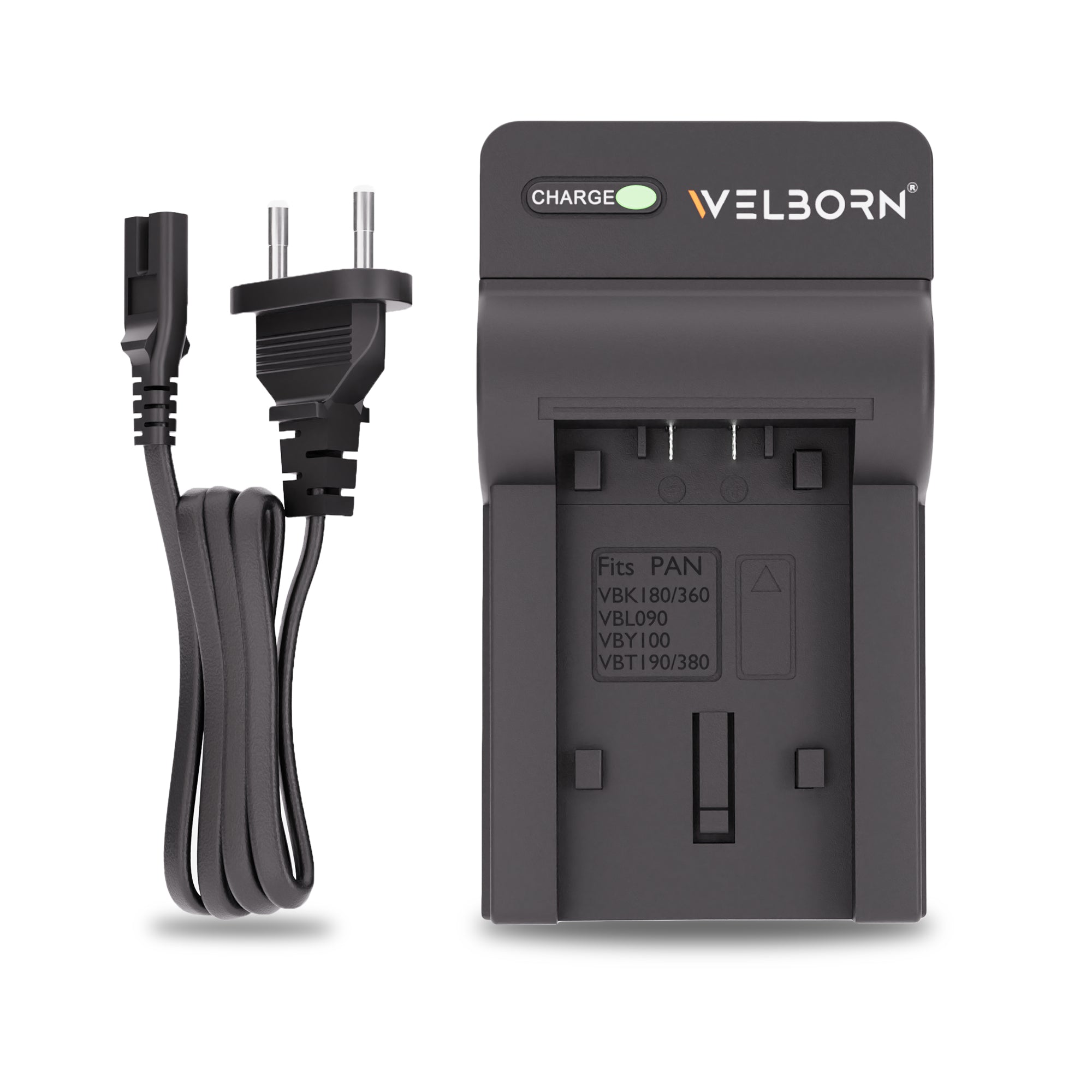 Welborn  Camera Battery Charger for Panasonic Camera Battery VW-VBK360 Compatible with Panasonic Camcorders