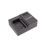 WELBORN LCD Camera Battery Charger for Panasonic Camera Battery VBT380 Compatible With Panasonic HC-V770, HC-V785, HC-W580 Camcorders