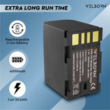 WELBORN VF823 (4000 mAh) Platinum Lithium-ion Battery Compatible with JVC GR-D Series JVC EVERIO GZ-MG Series JVC GZ-HD Series Camcorder Battery