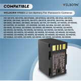 WELBORN VF823 (4000 mAh) Platinum Lithium-ion Battery Compatible with JVC GR-D Series JVC EVERIO GZ-MG Series JVC GZ-HD Series Camcorder Battery