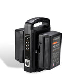 WELBORN Dual Slot V-Mount Charger (2C) for V-Mount Batteries – Fast Charging for Video & Cinema Gear
