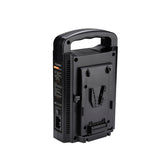 WELBORN Dual Slot V-Mount Charger (2C) for V-Mount Batteries – Fast Charging for Video & Cinema Gear