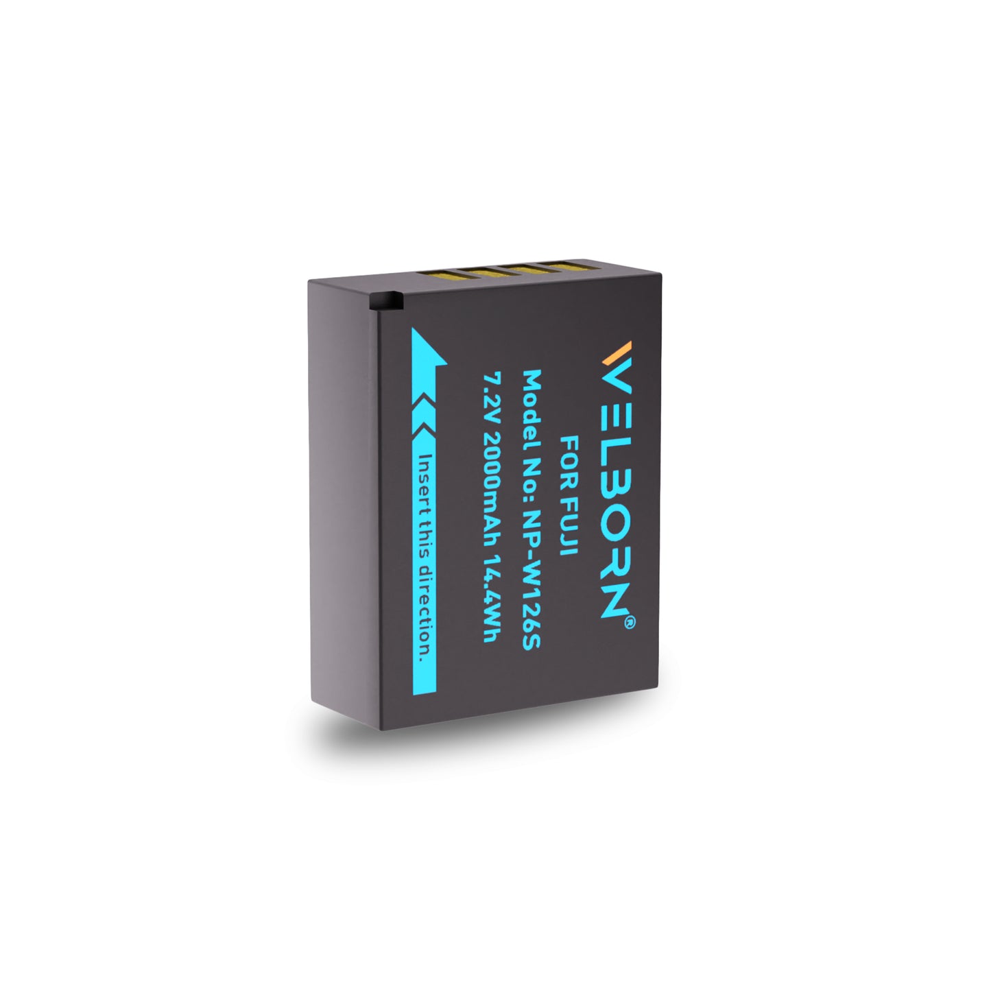 WELBORN NP-W126S (2800 mAh) Camera Battery Compatible with Fujifilm X-T1 X-T2 X-T3 X-T10 X-T20 X-T30 X-T30 II X-T100 X-T200 X100F X100V X-S10 X-A5 X-A10 X-E4 X-Pro2 X-Pro3