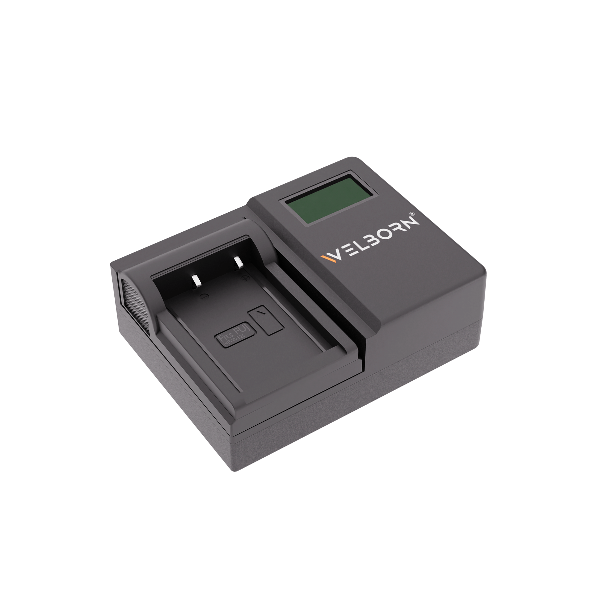 WELBORN LCD Camera Battery Charger for Fujifilm Camera Battery W126 / W126S Compatible With Fujifilm X-T1, X-T2, X-T3, X-E3, X-Pro2 Cameras