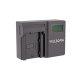 WELBORN LCD Camera Battery Charger for Fujifilm Camera Battery W235 Compatible With Fujifilm X-T4, X-T5, GFX100S Cameras