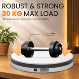 WELBORN 35cm Product Photography Turntable | 30KG Load Capacity | 360° Two-Way Rotation | Adjustable Rotation Speed | Type-C Charging | Electric Rotating Display Stand for Product Photography, Video, Live Streaming & E-Commerce