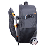 WELBORN Camera Bag B09 with Wheels & Trolley Handle – Travel Case for DSLR Cameras & Lenses