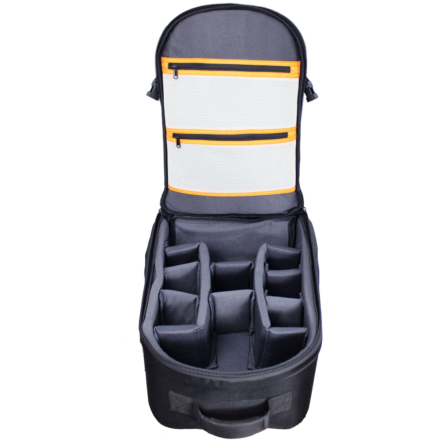 WELBORN Camera Bag B09 with Wheels & Trolley Handle – Travel Case for DSLR Cameras & Lenses
