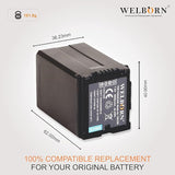 WELBORN VW-VBG390 Platinum Camera Battery (6600mAh)
