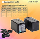 WELBORN VW-VBG390 Platinum Camera Battery (6600mAh)