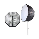 WELBORN Umbrella Softbox for Photo & Video Lighting, Portable & Lightweight Light Modifier for Studio Use